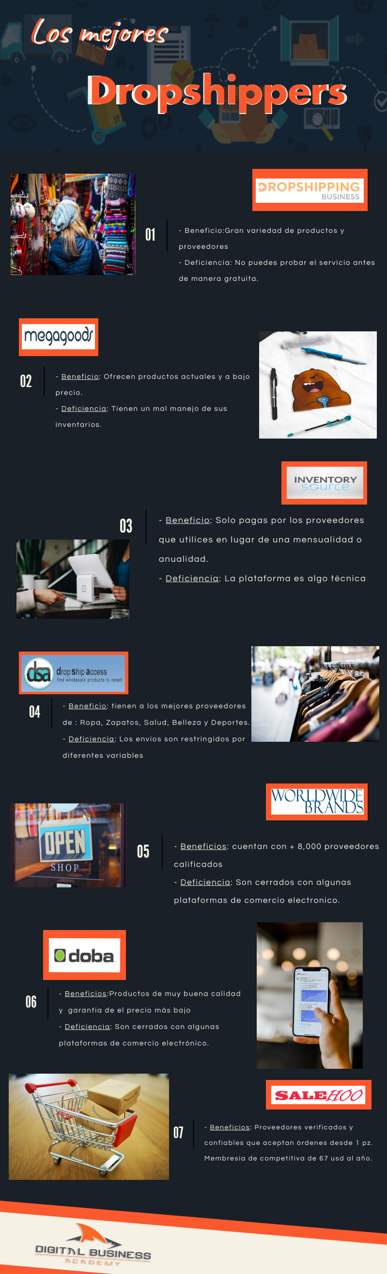 dropshipping-infografía- los-mejores-dropshippers